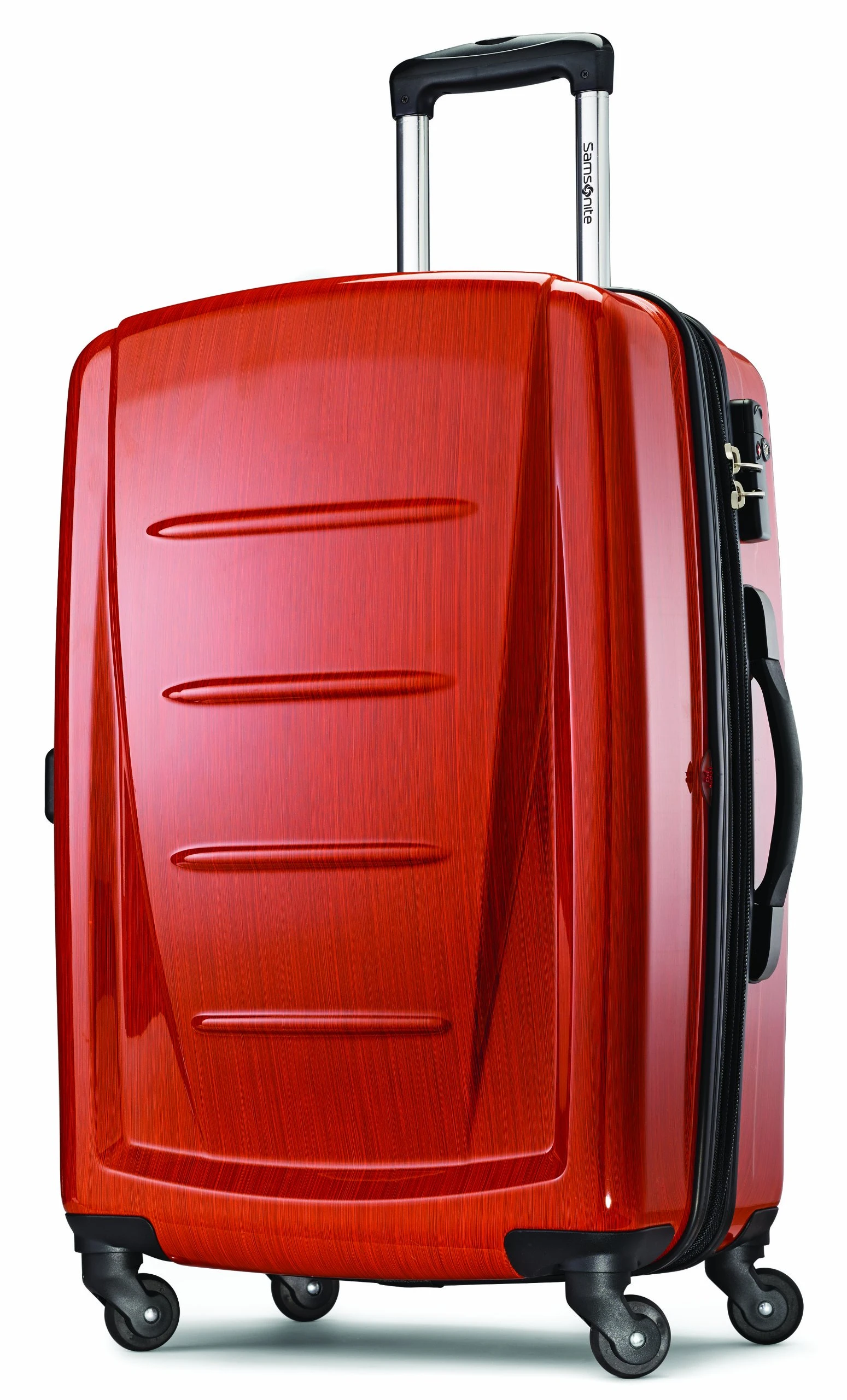 Safety Hardside Expandable Luggage with Spinner Wheels Checked-Large 28-Inch Travel Suitcase