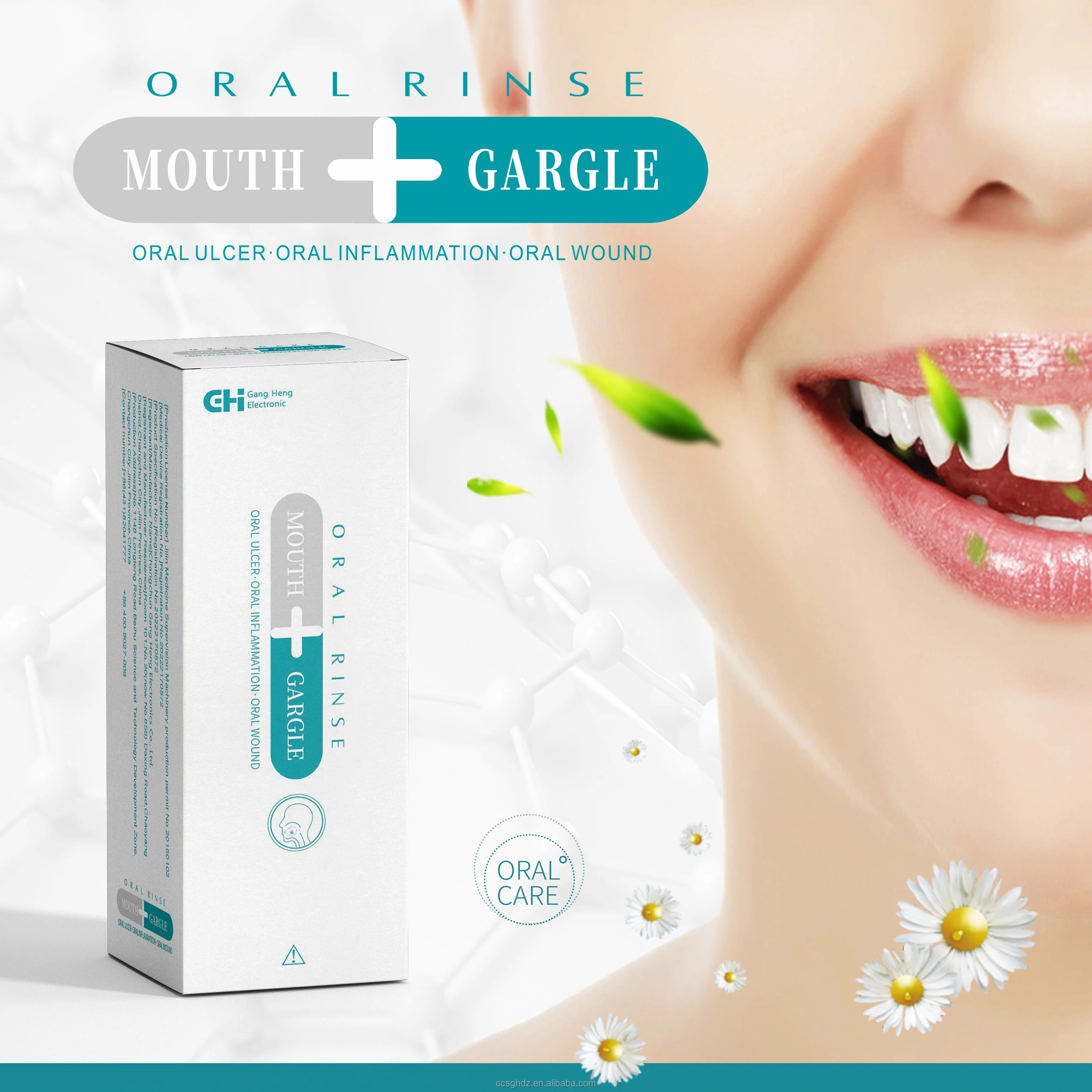 Mouth Relief Spray Oral Ulcer Relief Spray Sore Swollen Gum Relieve Mouth Pain Oral Care Solution