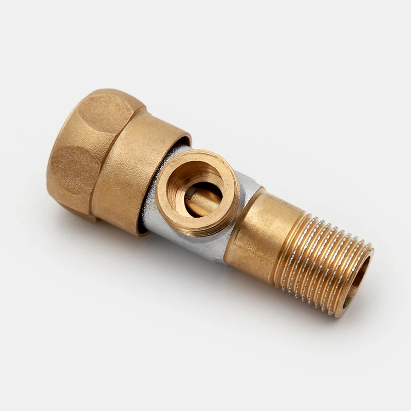 Good quality All copper Triangle valve G1/2 90 degree wall mounted Brass body brass handle angle valve for bathroom