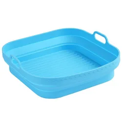 Amazon Trending Best Seller Collapsible Airfryer Liner Silicone Air Fryer Bowl Reusable Baking Tray for Silicone Air Fryer Pot