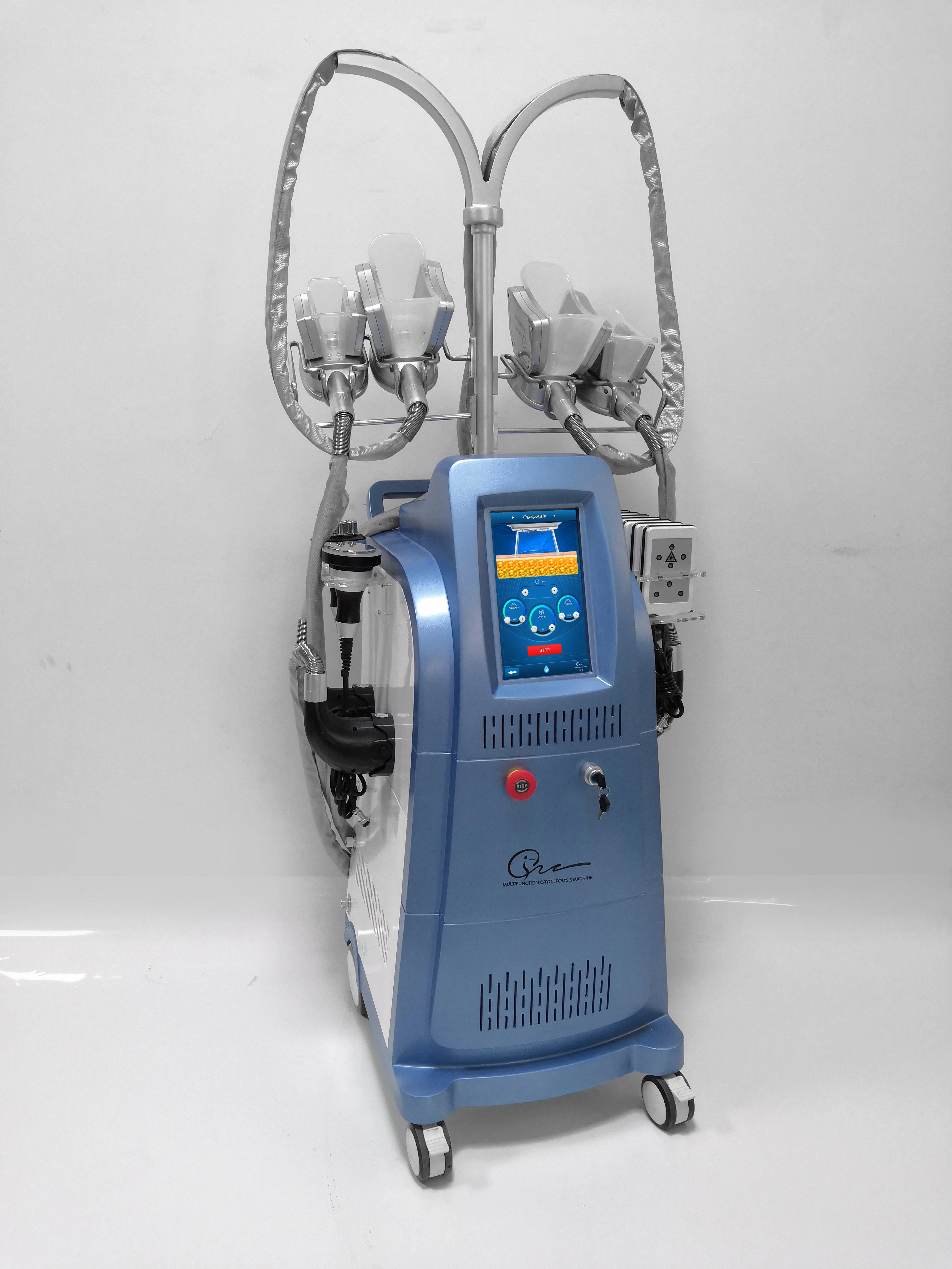 New product 2021 4 in 1 Cryolipolisis +40K Cavitation+RF +8 Lipo Laser body slimming device