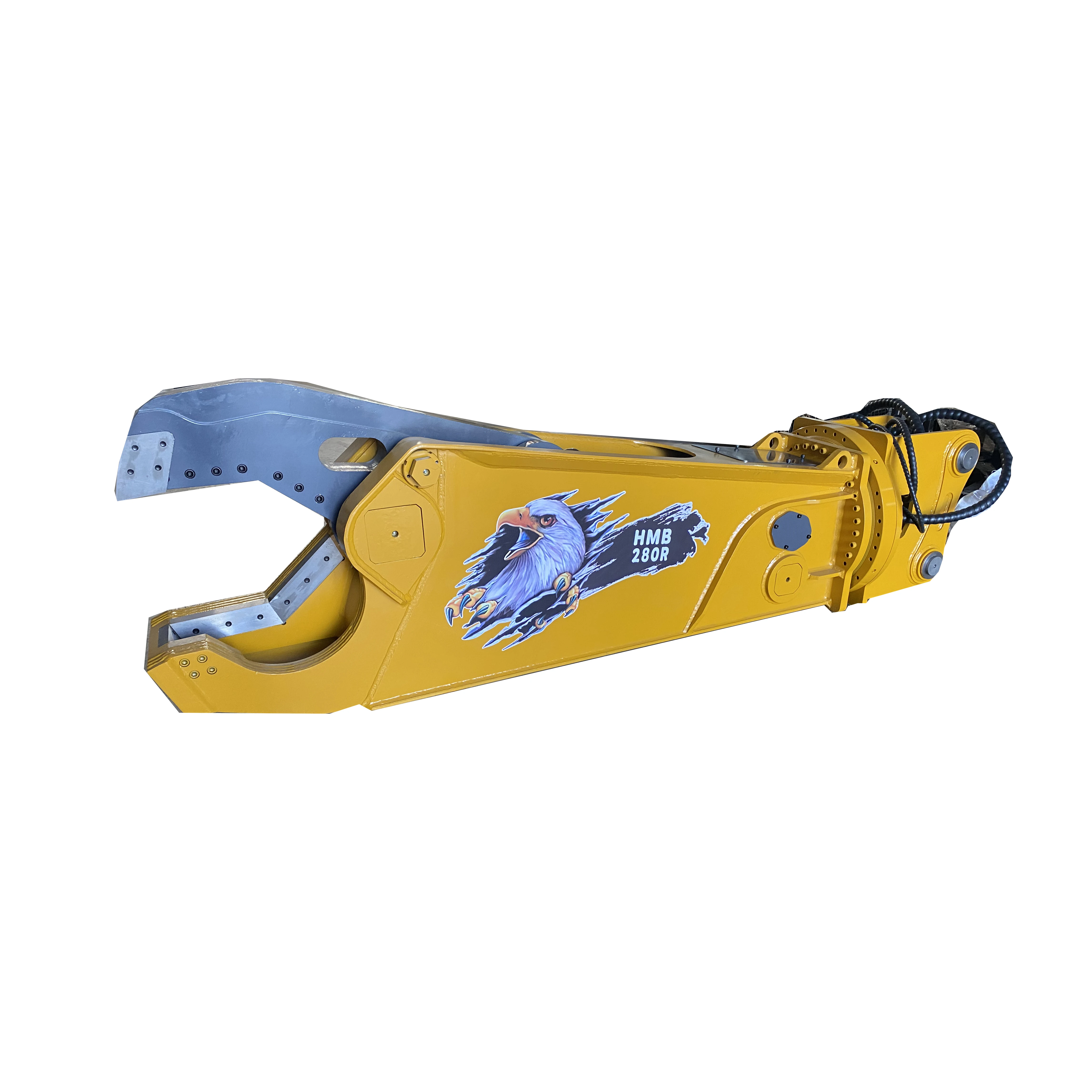 Heavy Duty Excavator Hydraulic Shear Attachments Steel Cutter Machine Excavator Scrap Shear