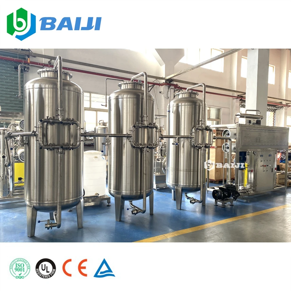Linear automatic drinking pure water treatment machine purification system plant