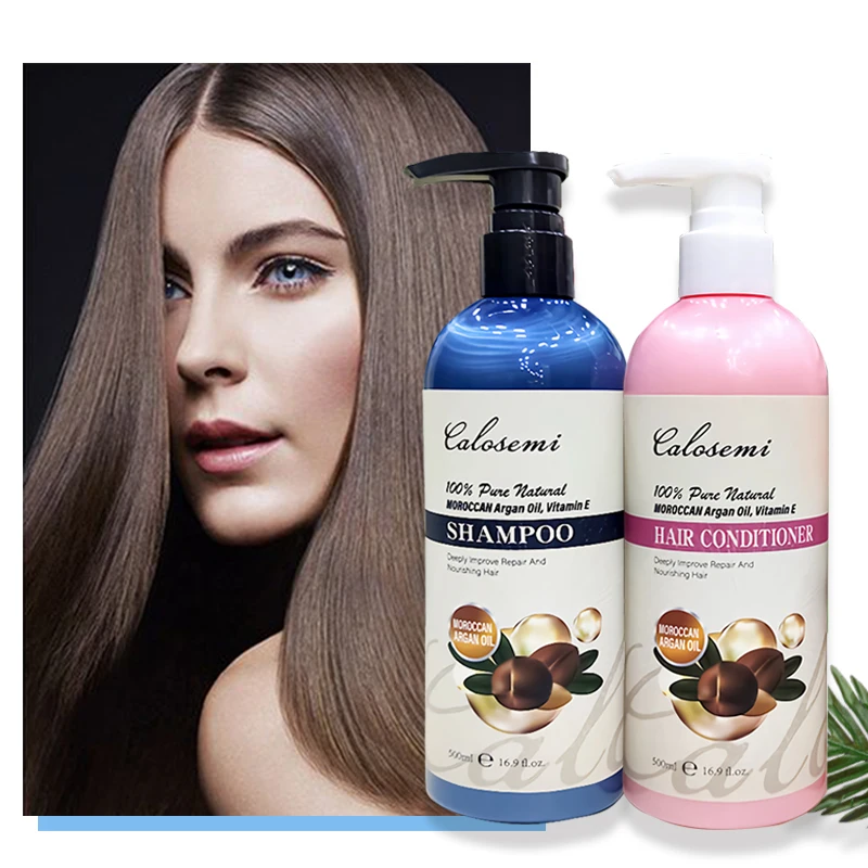 Частная этикетка чистый натуральный органический марокканский аргановое масло Шампунь против выпадения волос уход за волосами шампунь для роста и кондиционер для волос