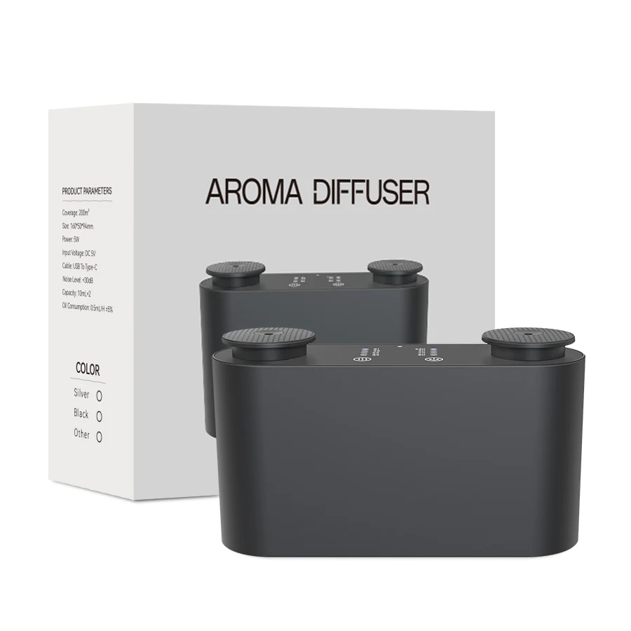 CNUS X4Twins Home Office Use Fragrance Dispenser Wall Mounted Smart App Control Aroma Scent Diffuser Machine