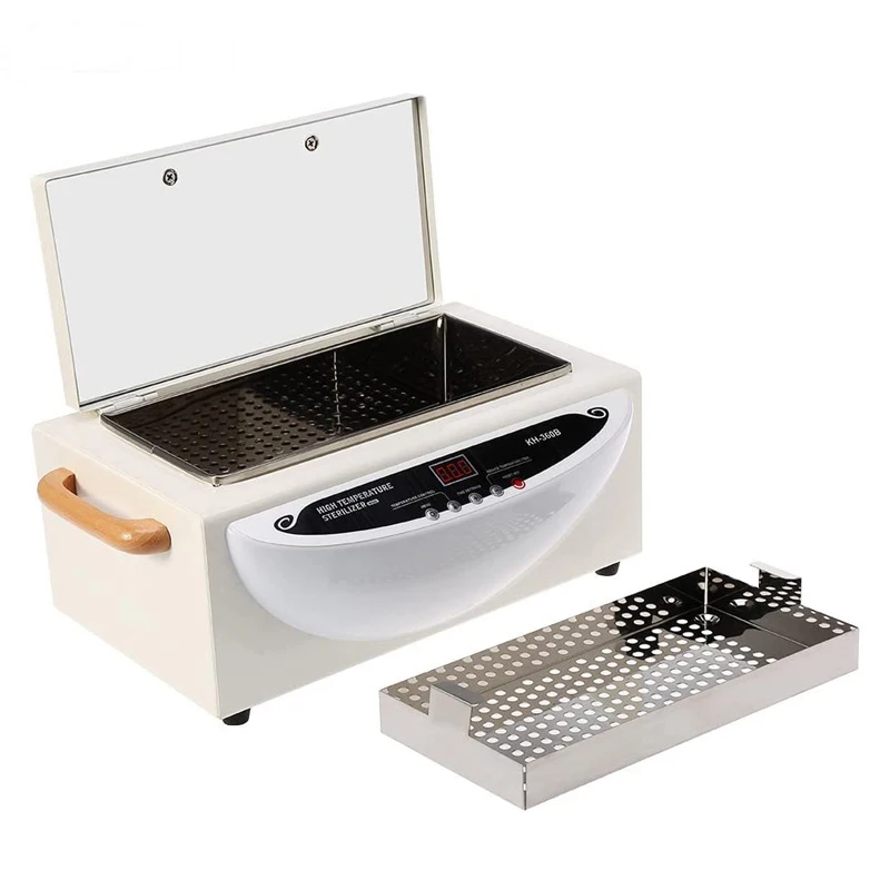 High Temperature Metal Tool Cleaning Box Sanitizing Box High Temp Sterilizer Cabinet for Manicure Pedicure SPA Salon