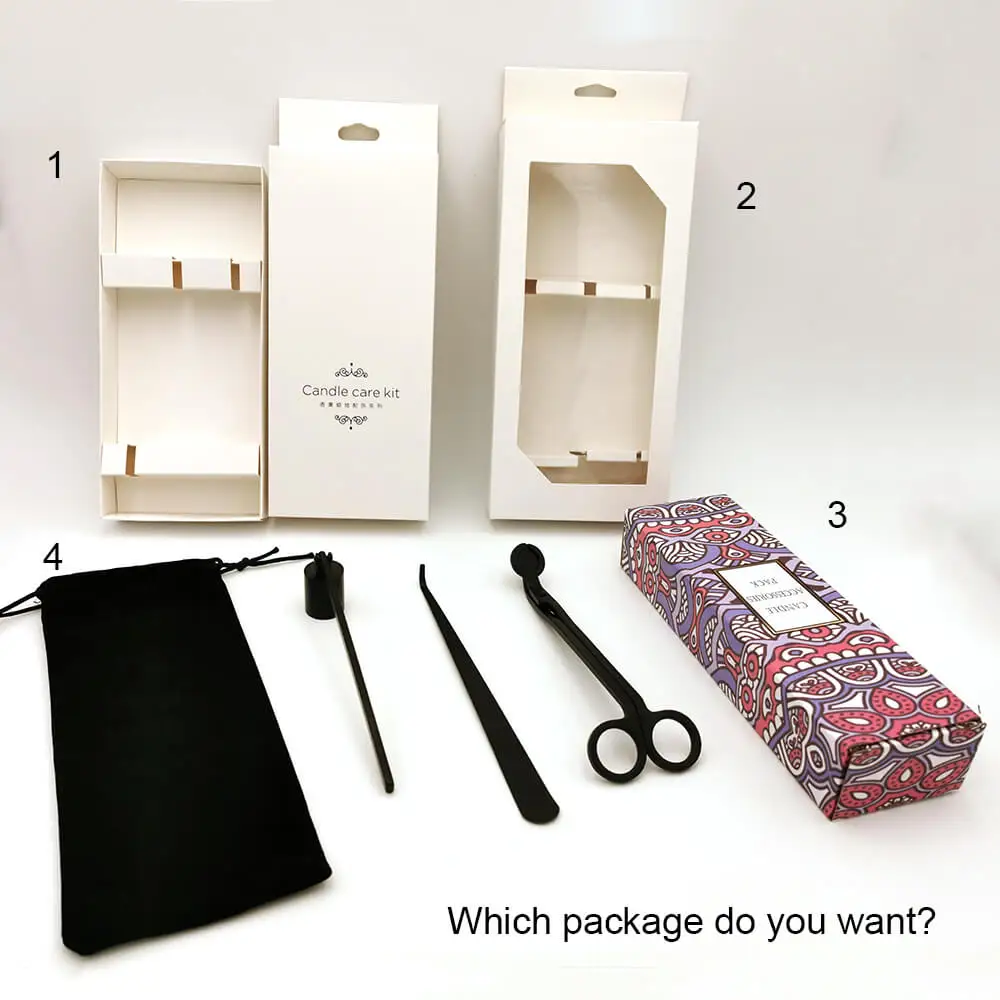 Wholesale Wick Trimmer Care Kit Black Flame Snuffer Candle