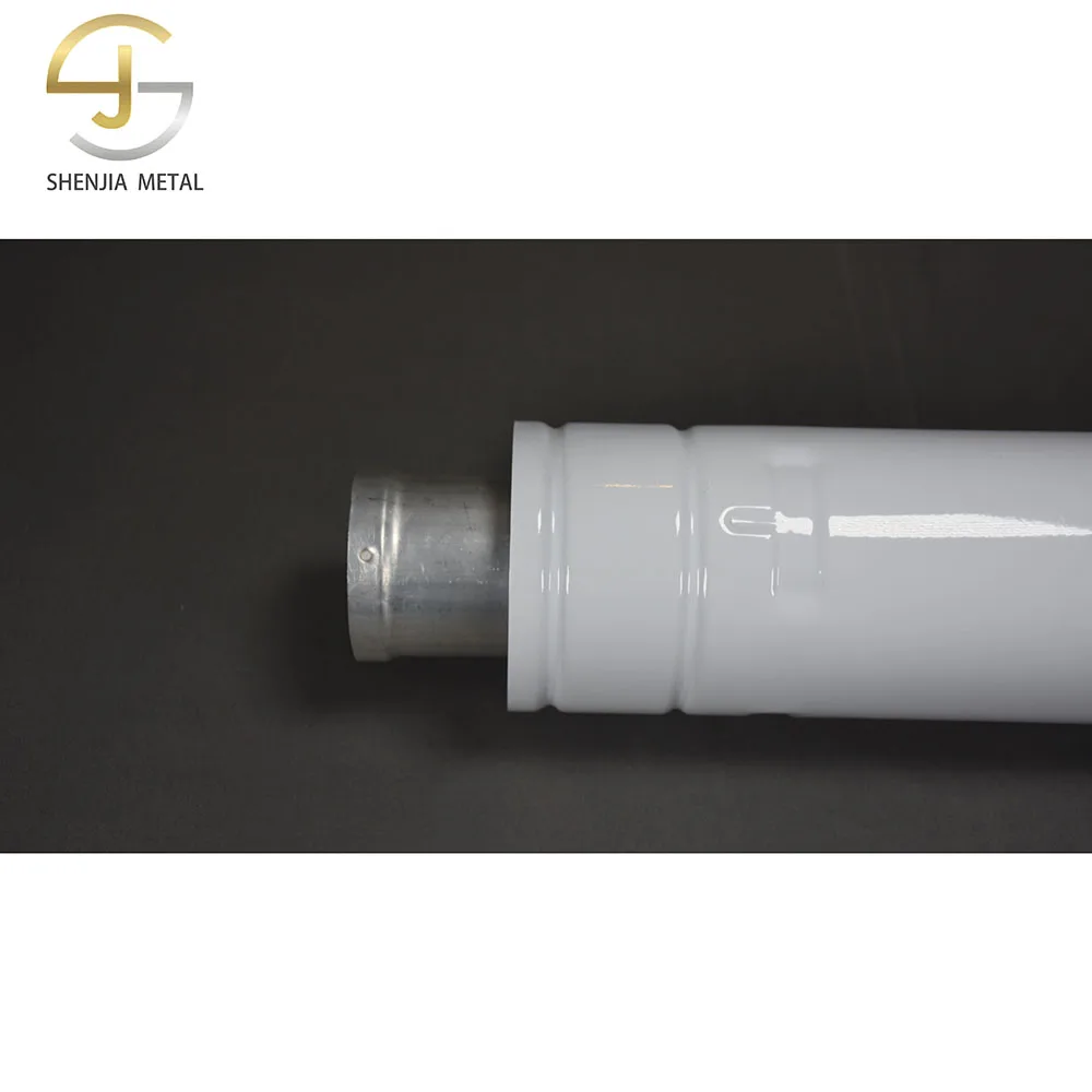 stove pipe flange inner and outer wood electric double-layer coaxial aluminum chimney gas stove exhaust pipe fireplace fittings