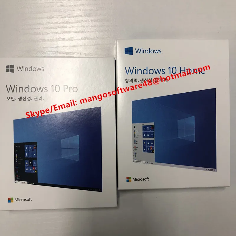 
Korean software FPP key Windows 10 Professional Pro Korean version USB Flash Drive 3.0 Retailbox Made in Tanwai 