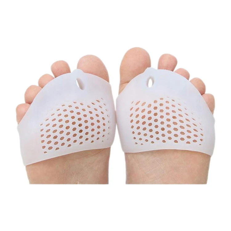 TPE Gel Five Loop Toe Pads Bunion Pain Relief Toe Separators Pedicure Straightening Corrector Toe Gel Forefoot Pad