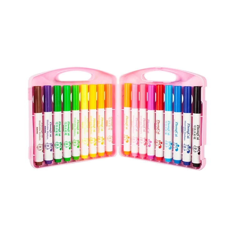 18 Pcs Set of Customized Manufacture Jumbo Fine Water Color Pens for Art