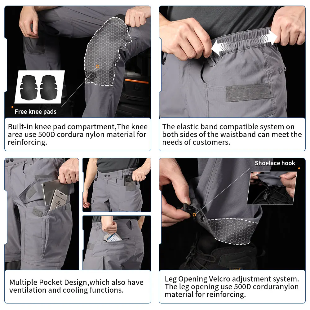 Emersongear тактические брюки с защитой от царапин износостойкие для мужчин наколенниками