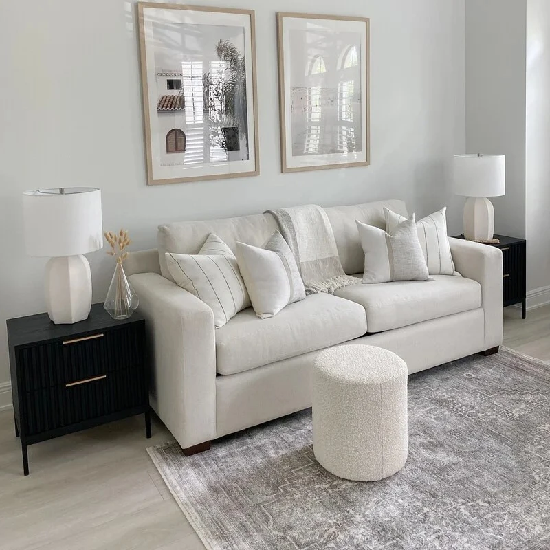 High Quality Luxury Bedroom Furniture Hot Sale Storage Ottoman New Designed Simple Style wood frame Upholstered fabric Ottoman