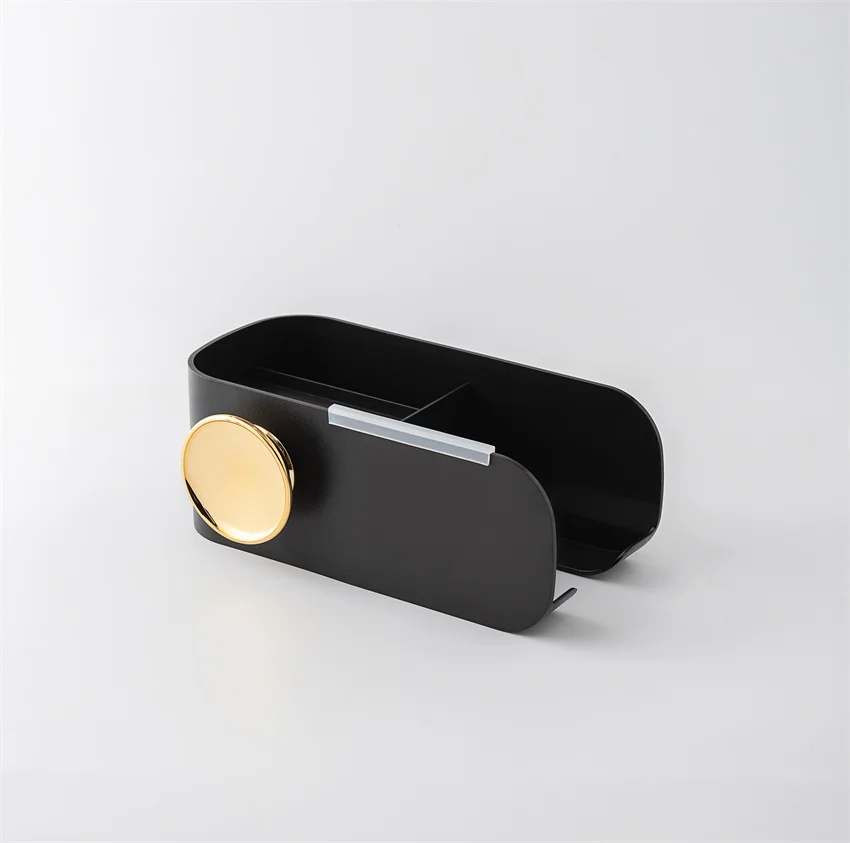 Pinmoo hair dryer rack wall hanging storage rack multi-functional toilet rack without punching