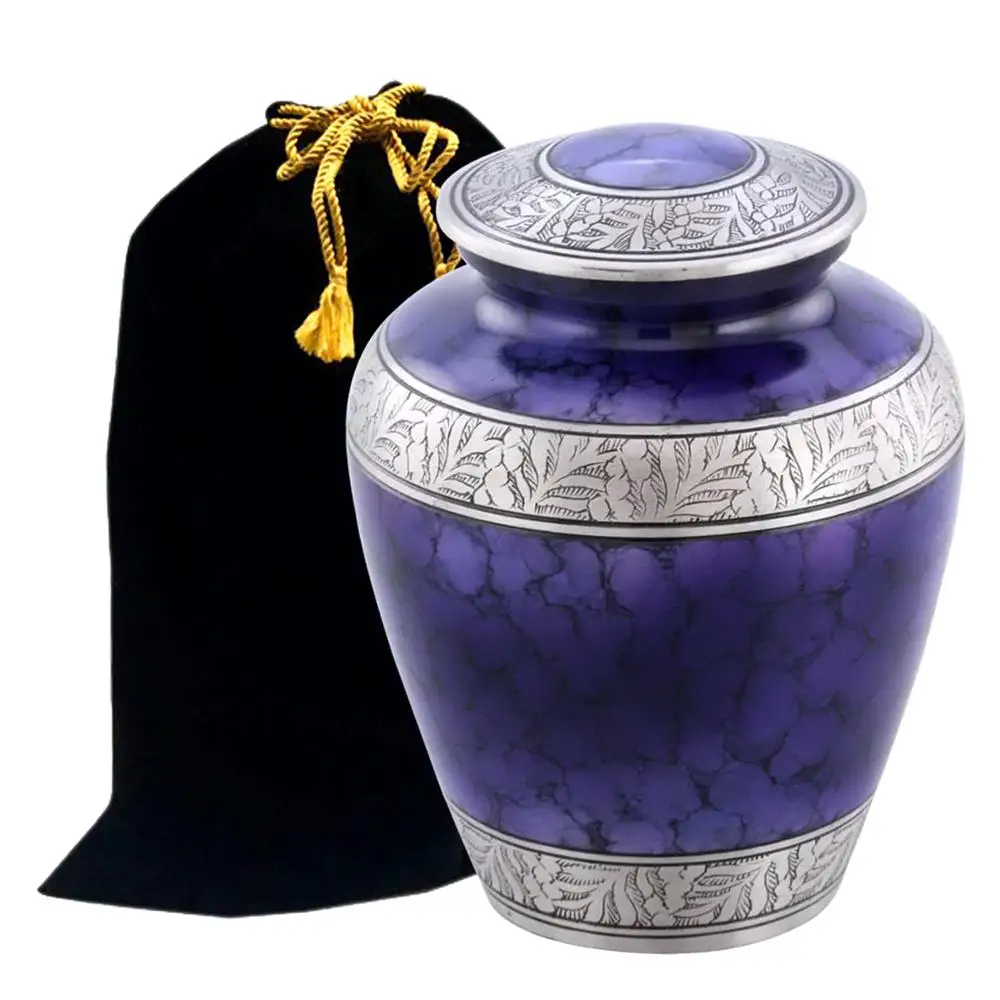 Cloud Cremation Urn - Affordable Metal Urn - Solid Metal Urn for Ashes