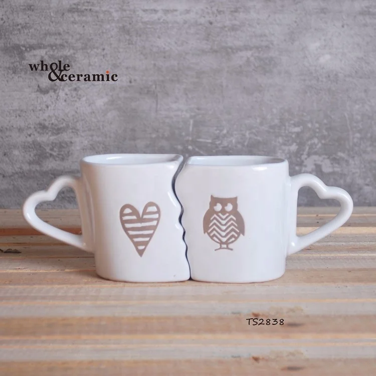 Керамическая керамическая кружка для поцелуев
