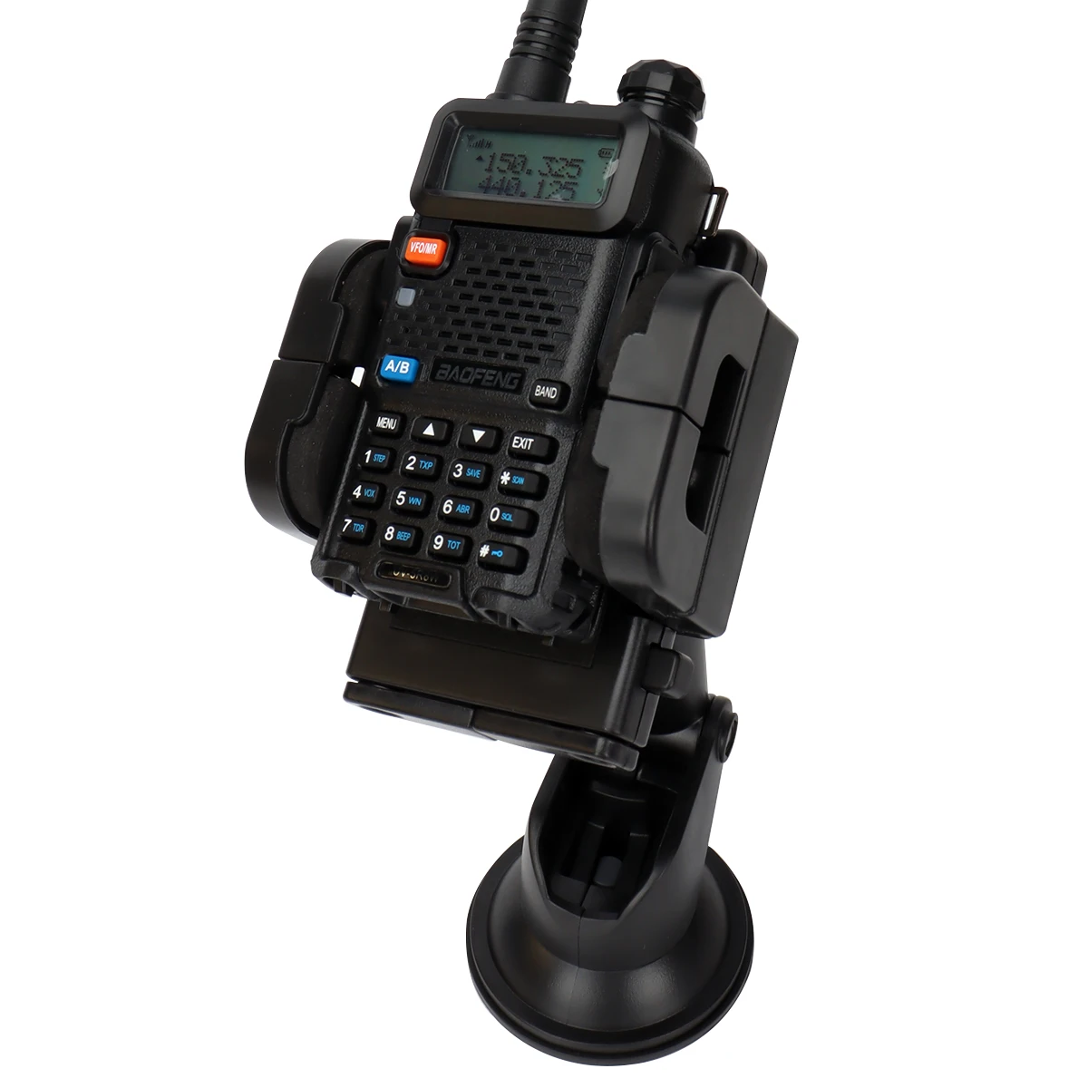 ABBREE Walkie Talkie Holder Clip Mount Stand Display Bracket Compatible with BaoFeng UV-5R UV-82 UV-9R Plus Wouxun Two Way Radio