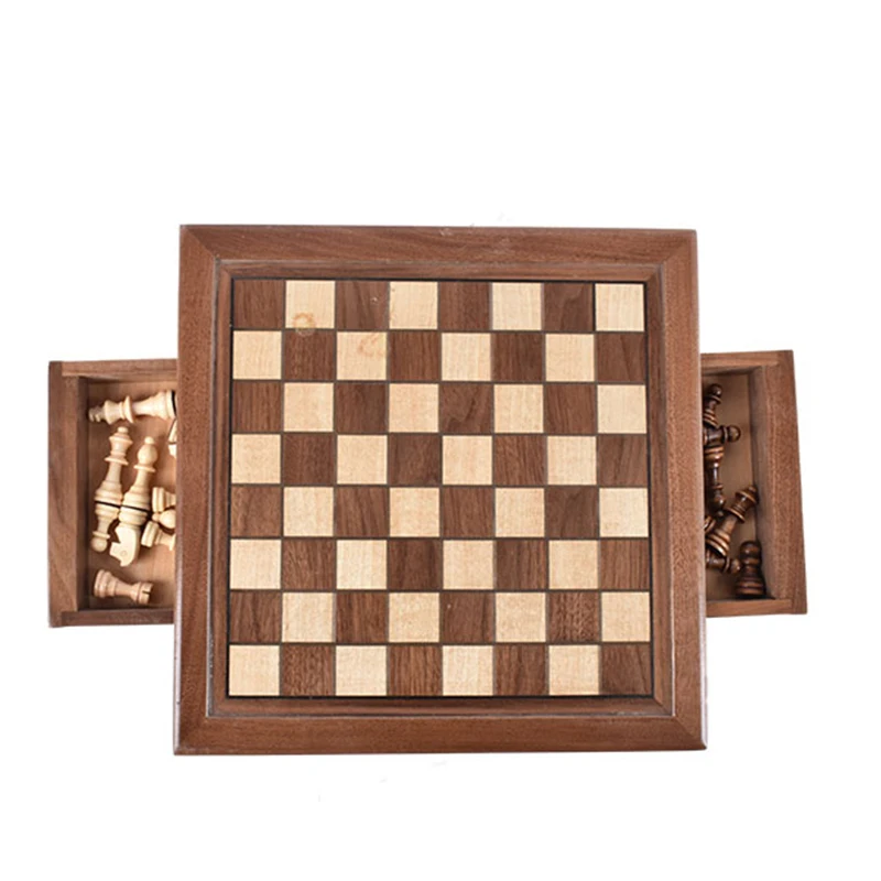 Customized Backgammon Wooden Chess Game Chess Set Manufacturer Chess Board