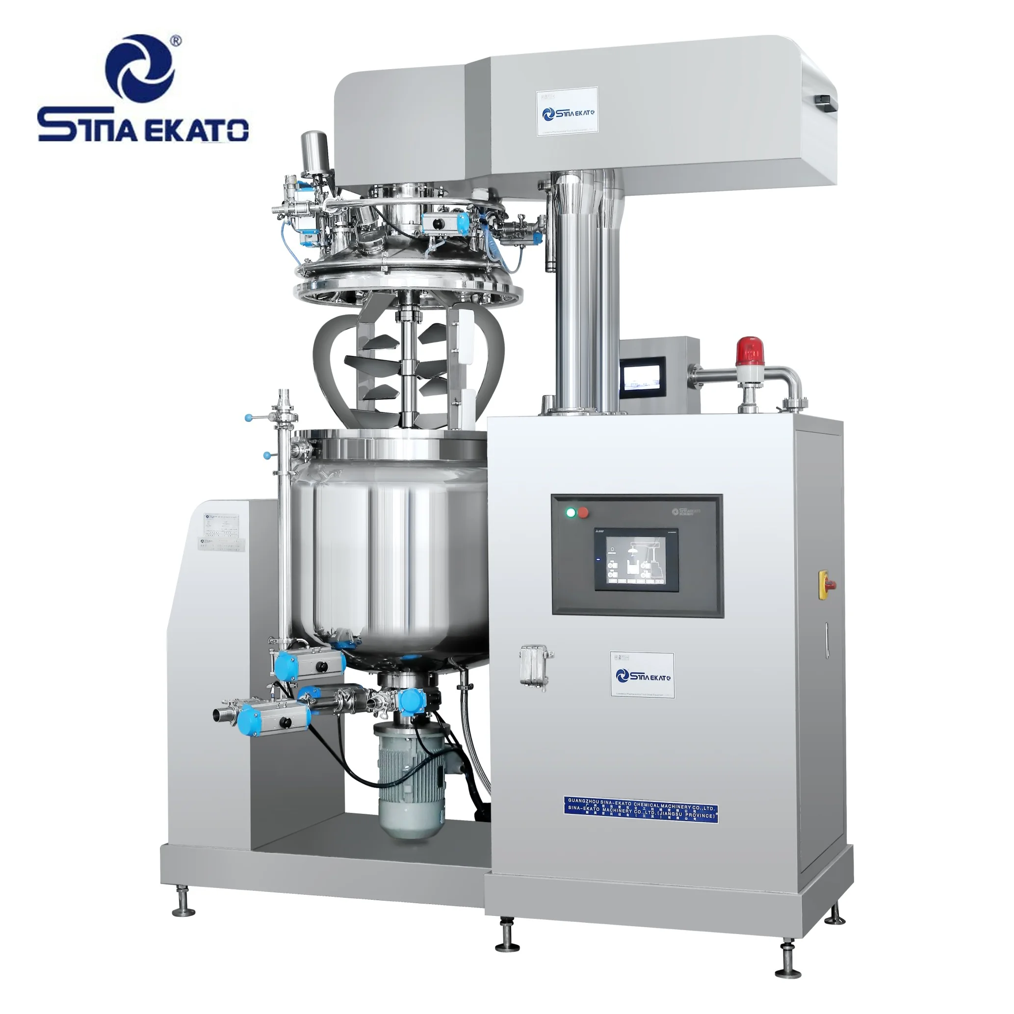 Sufficient Supply Chemical Mixing Equipment Body Lotion Face Hair Gel Shower Making Mixer Cosmetic Vacuum Homogenizer