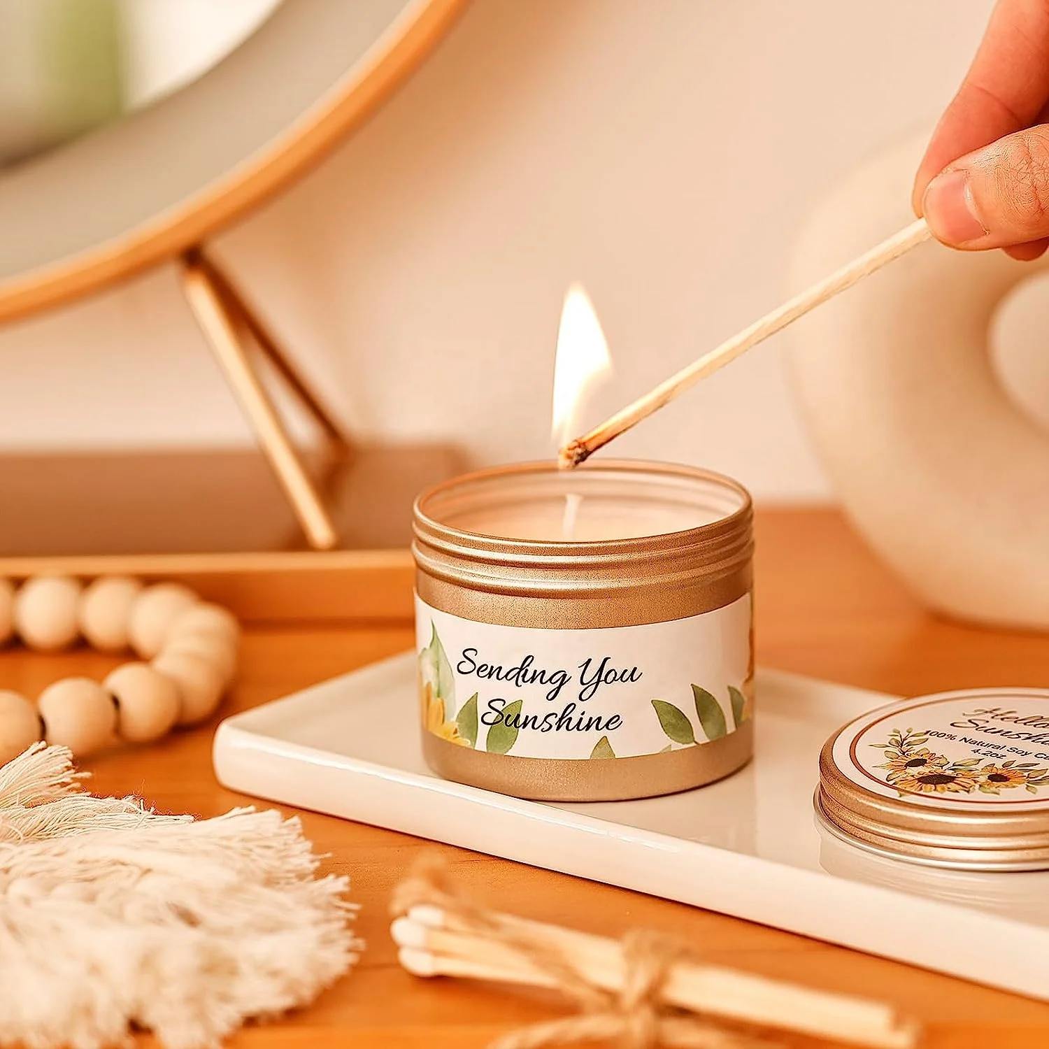 Sunshine Unique Self Care Gifts Get Well Soon Gifts Basket Christmas Luxury Thanksgiving Her Tumbler Bath Gifts Sets for Women