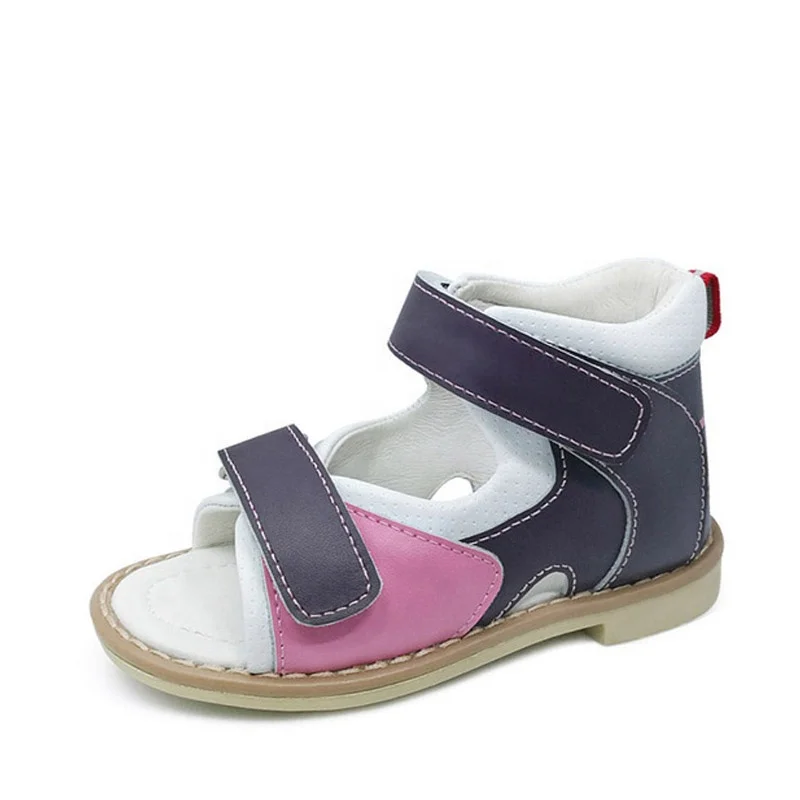 Guangzhou factory manufacture girls fancy sandals orthopedic shoes for kids