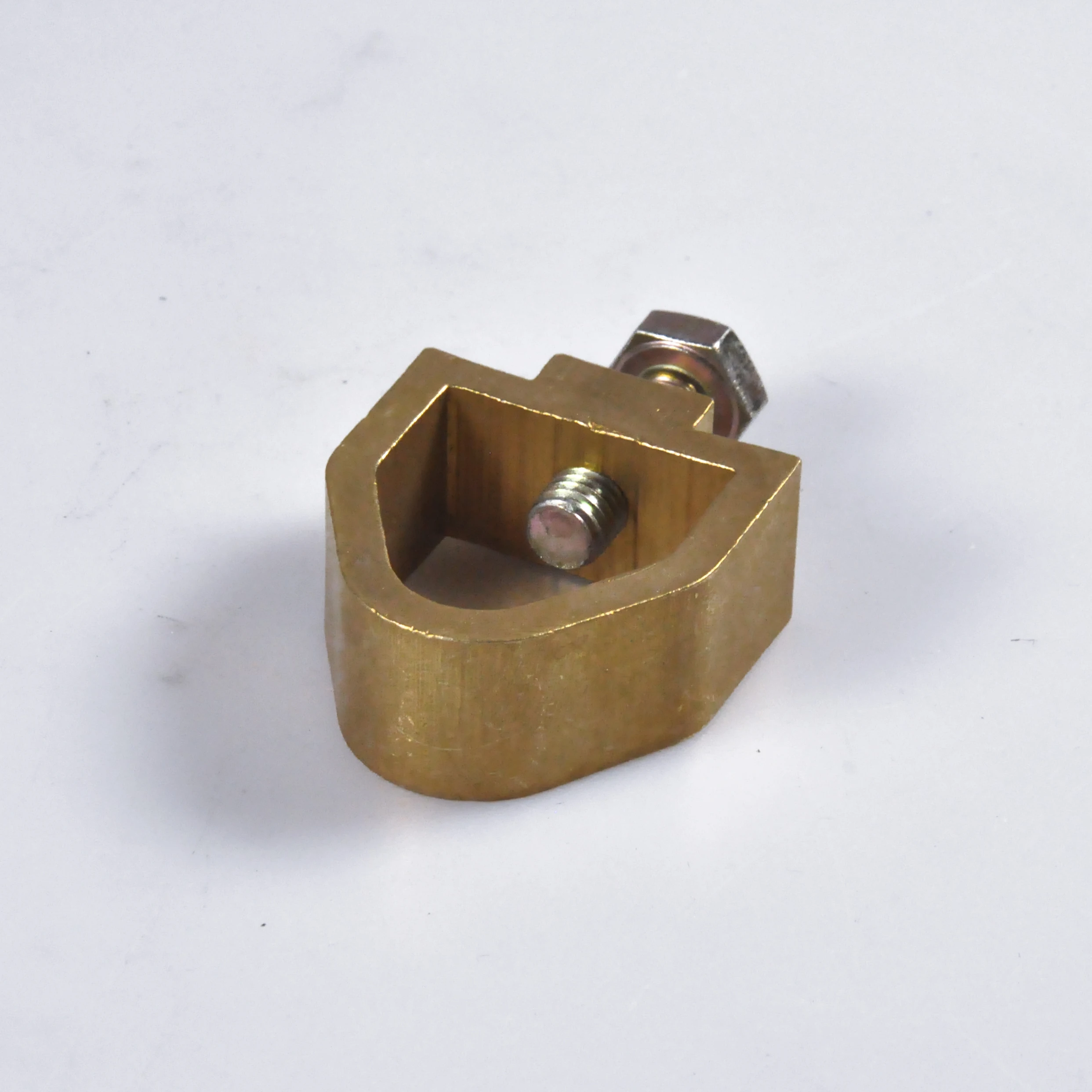 A shape Brass copper Rod  tape earth clamp for lightning protection