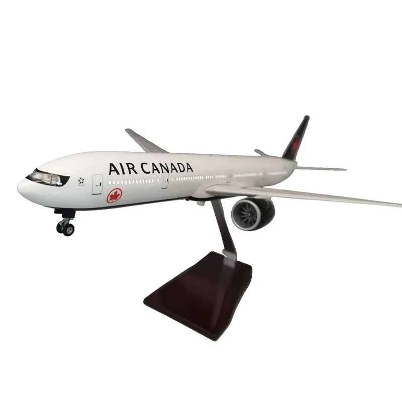 Fancy Toys for Kids Large Scale 1:157 47cm B777 Air Canda Resin Material Boeing 777 Plane Aircraft Models