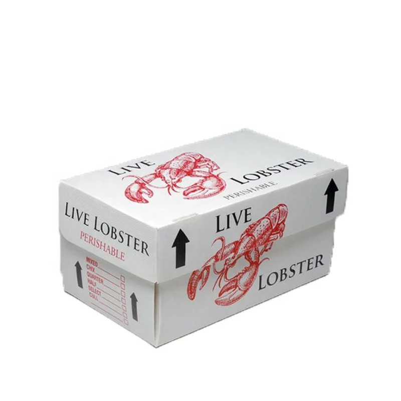 Vietnam/China Factory Corrugated Coroplast PP Waterproof Plastic Seafood Packaging Box