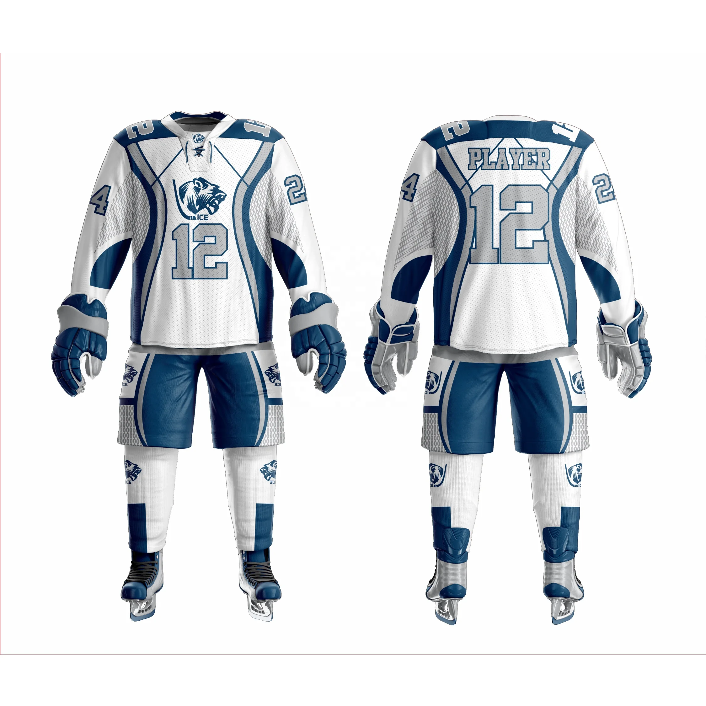 Ice Hockey Uniform Best Quality Pakistan Made Plain Men Ice Hockey Jersey Comfortable Stylish Men Ice Hockey Uniform