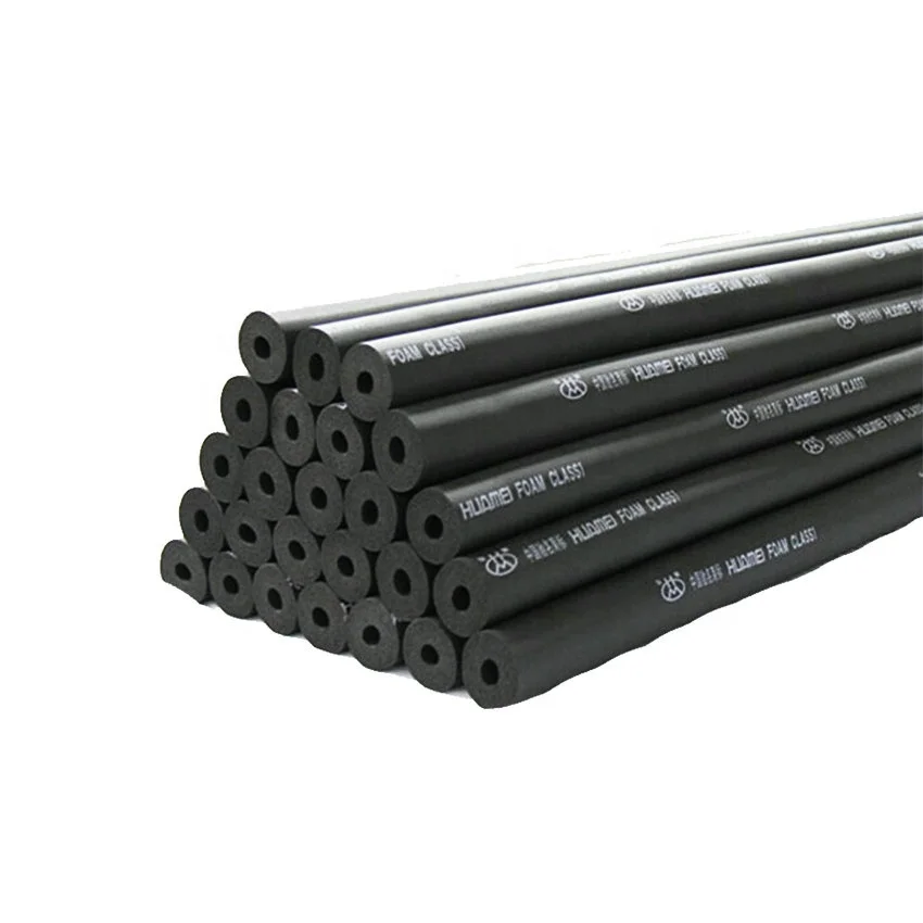 Huamei NBR PVC Rubber foam insulation tube for HVAC System