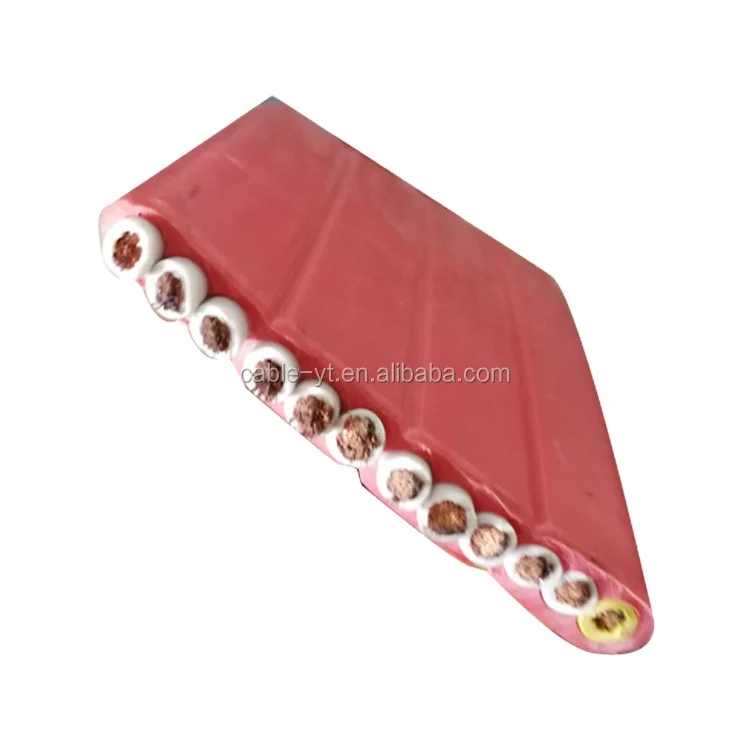 h05vvh6-f overhead flexible oil proof lift hoist flat crane cable