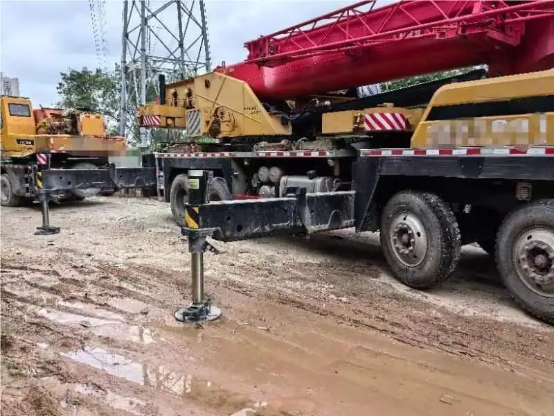 Used S STC800T 80t crane year 2018-2019 STC500  STC800 used heavy mobile crane