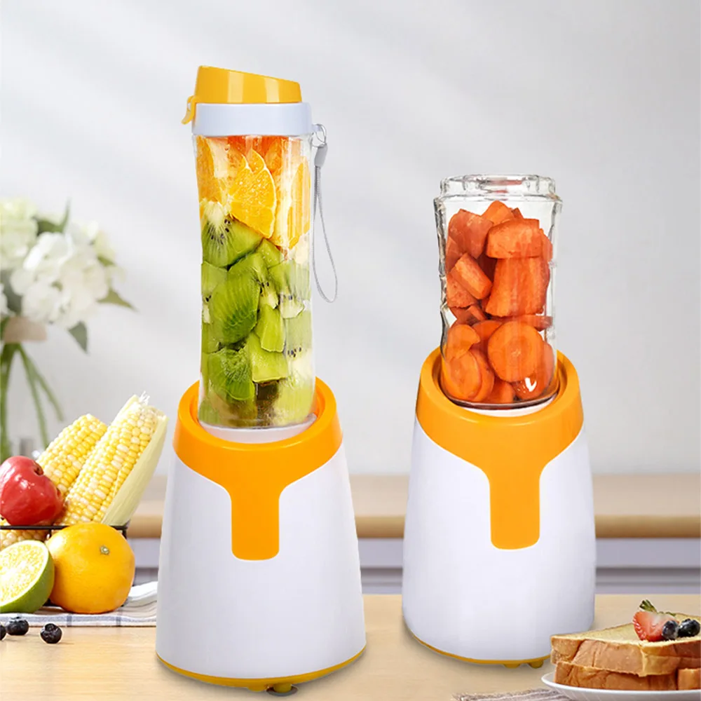 kitchen living mixer blender and smoothie maker juicer machine electric with cups plastic for drinks for retail store