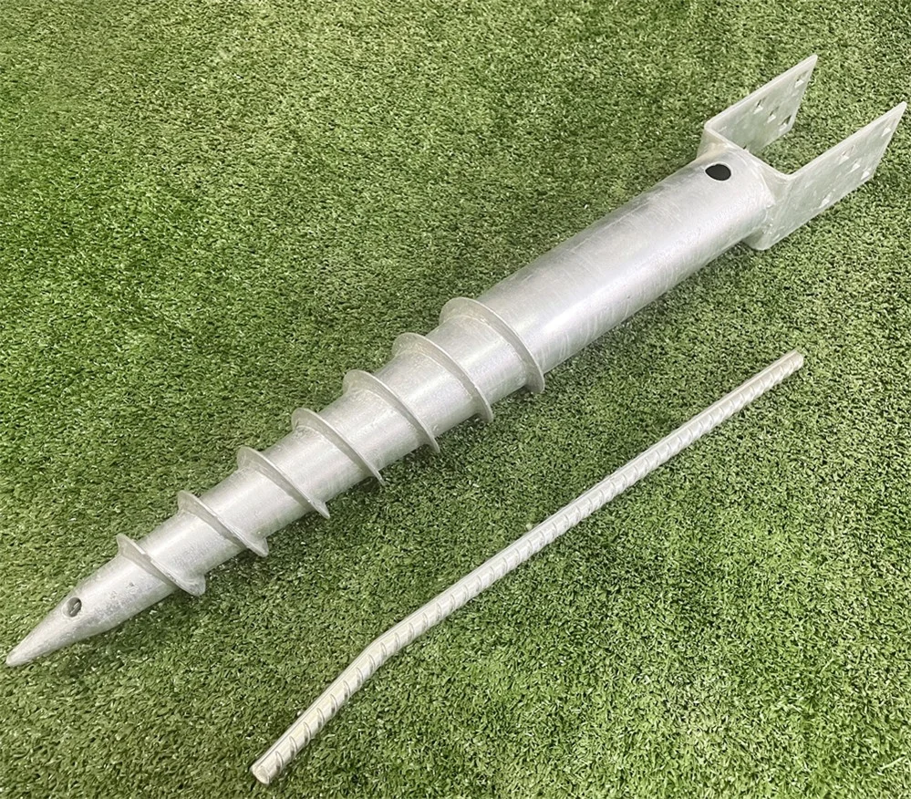 Galvanized Ground Screw Pile Foundation For House