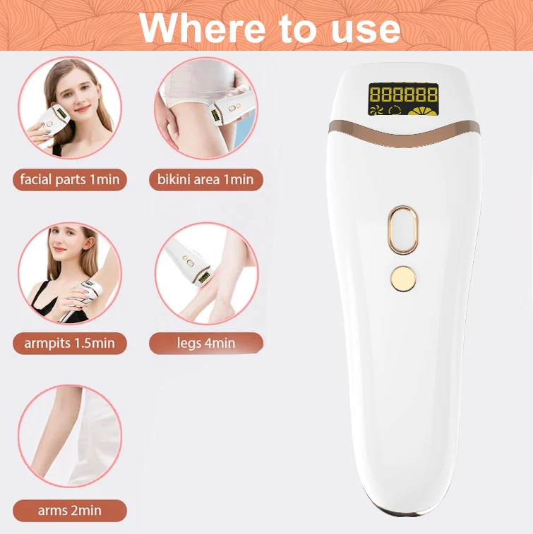 Wholesale price Home Handle Mini Portable Electric IPL Hair Remover