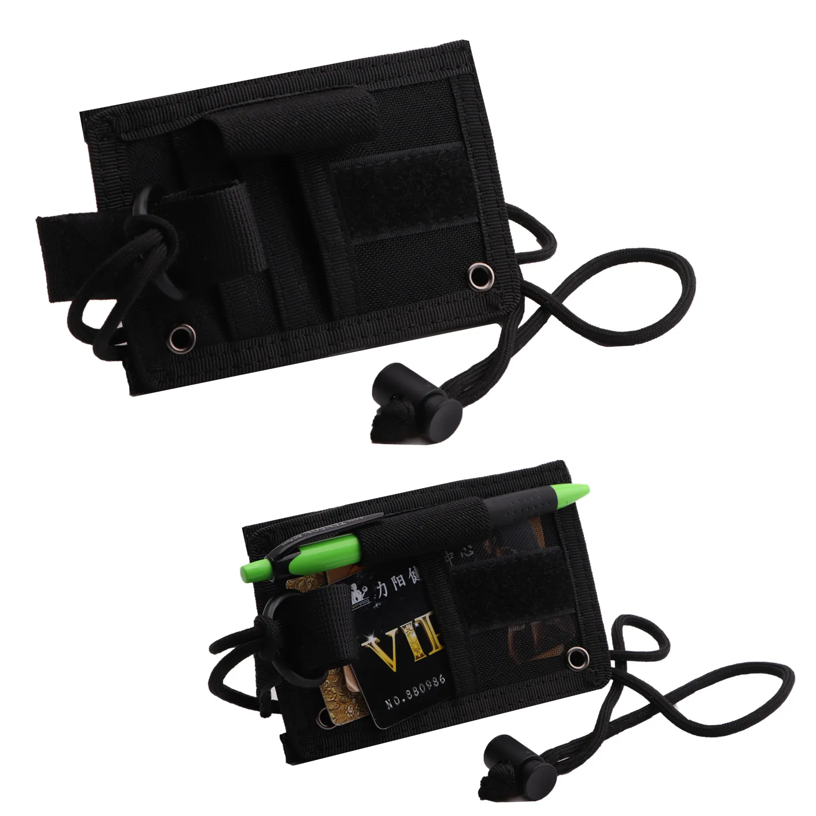 ZLang Outdoor Hot Selling Card Pack with Lanyard badge Number Travel Equipment 500D Cordura Adjustable Tactical Card Pack