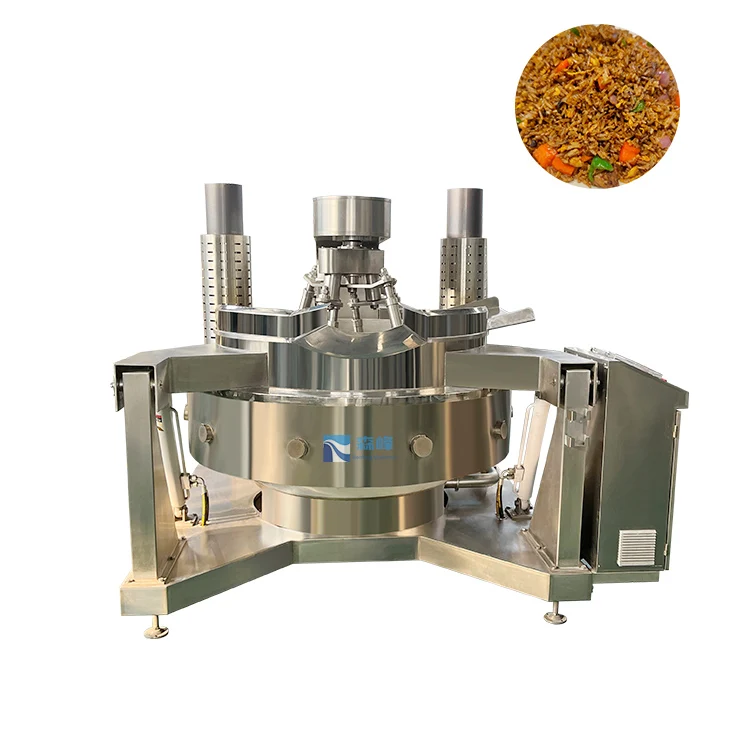 Food Grade Industrial Cooking Kettle Gas Steam Electric Heating Tilting Cooking Mixer Machine for Sauce