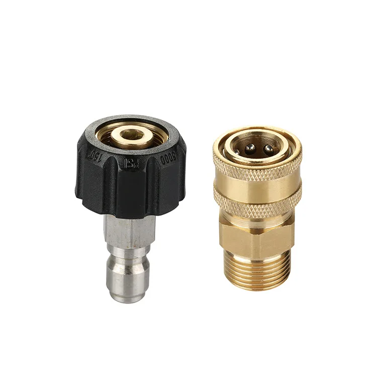 High Pressure Washer Hose Adapter Thread Quick Connector Converter Fitting