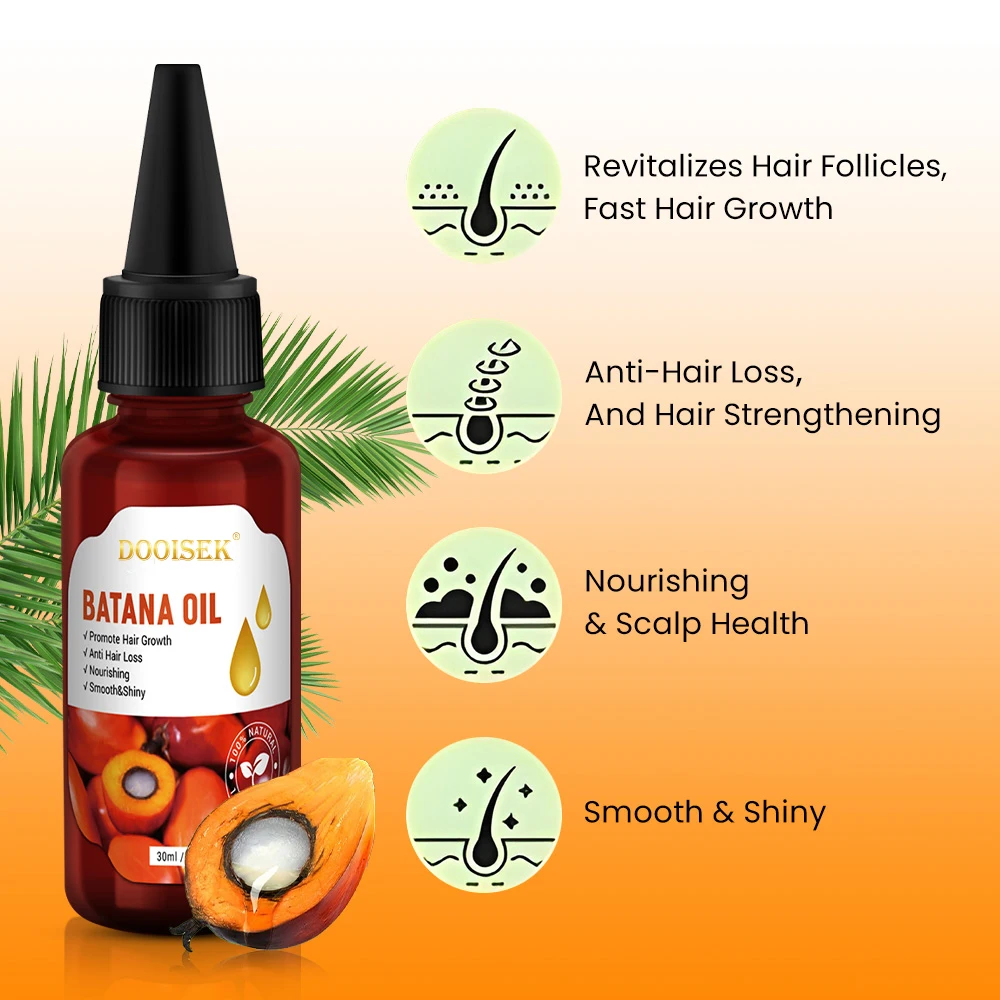 New Factory Pure Organic Batana Oil Repair Damaged Hair Promotes Strengthening Hair Growth Rosemary Hair Care Essential Oil