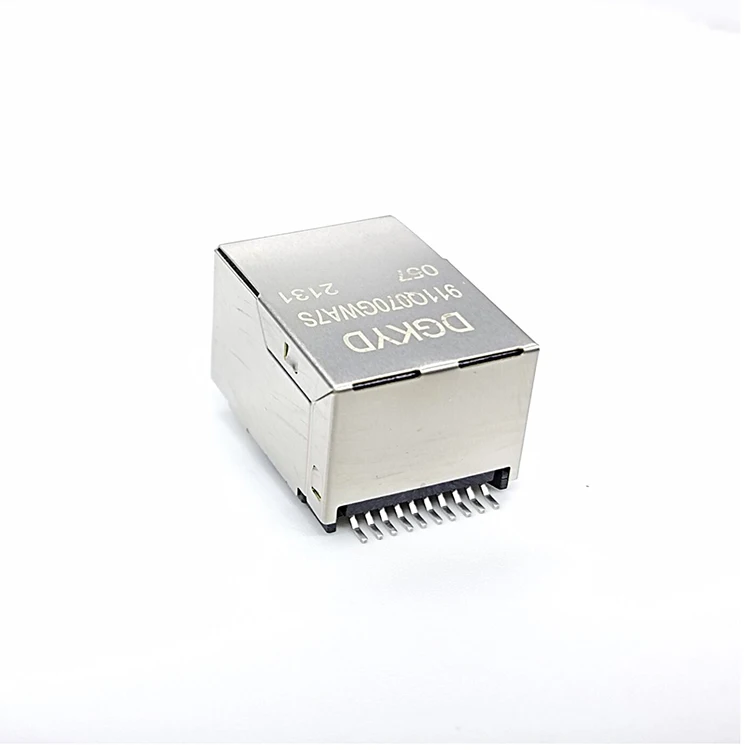 TAB-UP gigabit integrated transformer RJ45 network connector without light with shielding SMT DGKYD