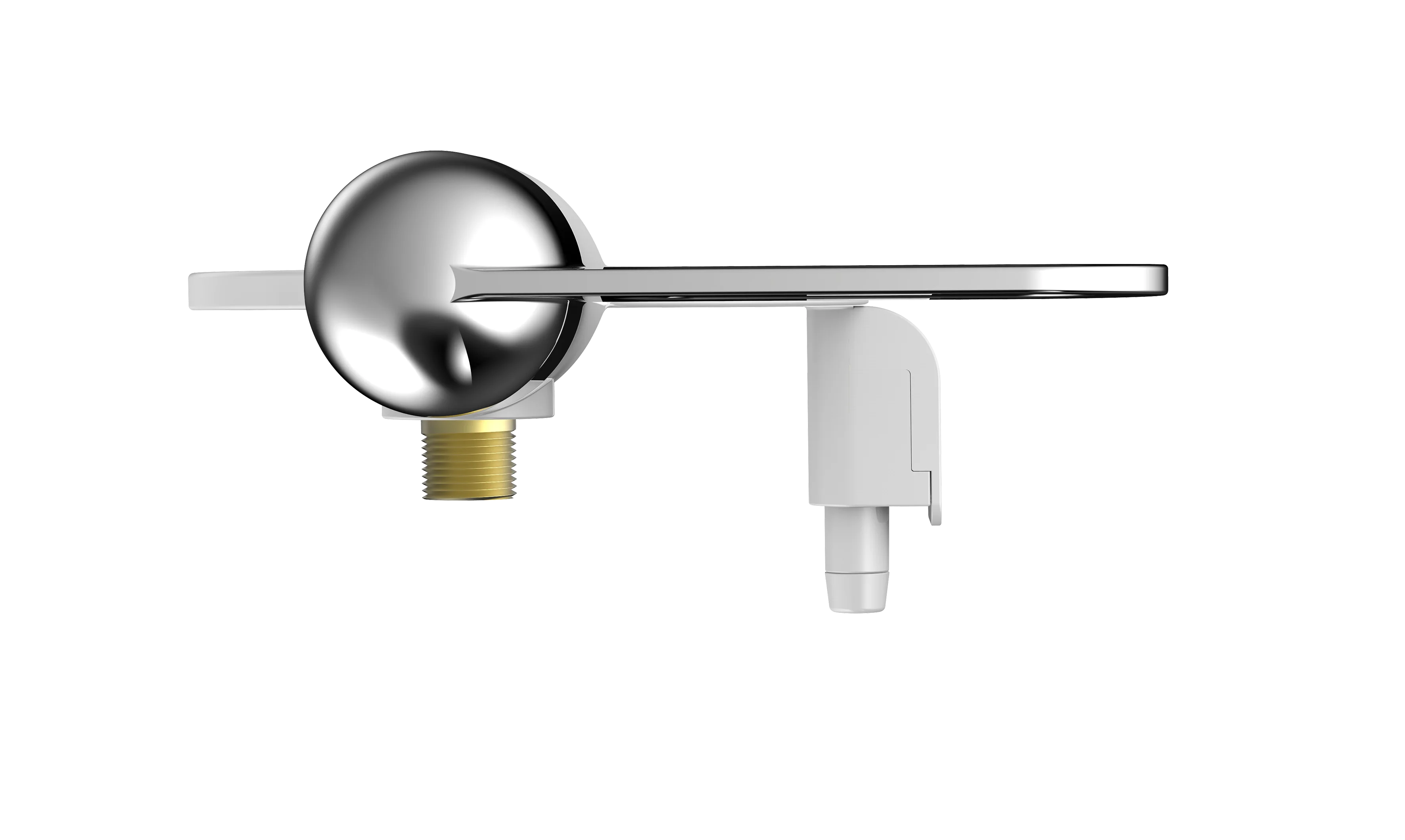 Simple dual nozzle bidet toilet