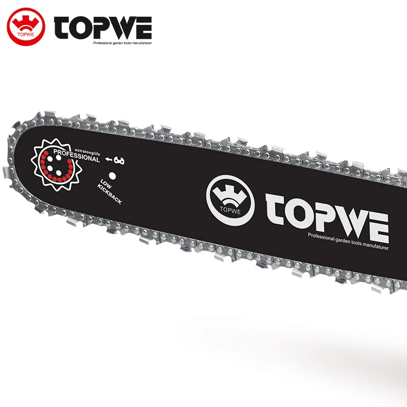 TOPWE Tree Cut Machine 2-stroke Pole Chainsaw 52cc Diamond Chain Saw