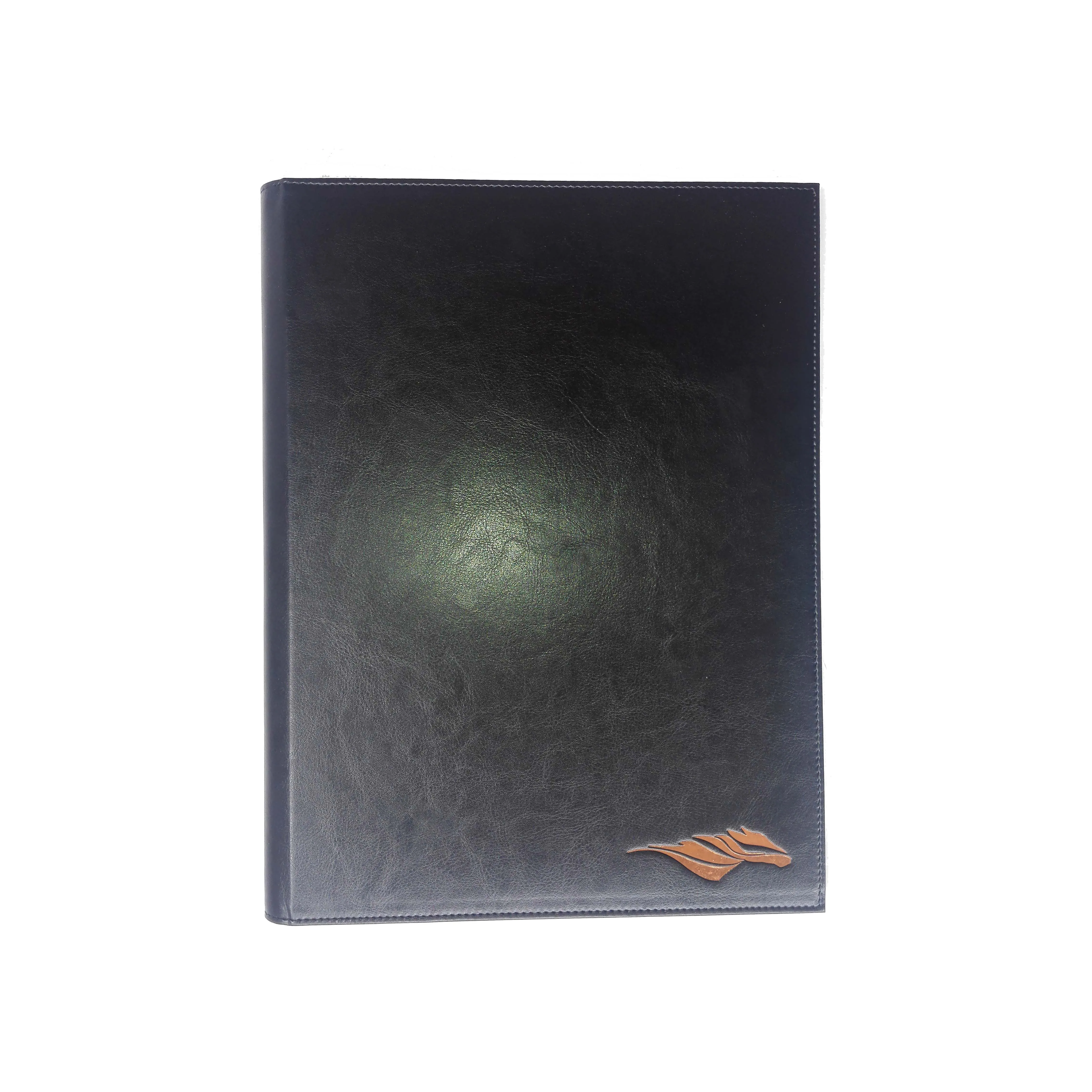 Black PU Leather A4 Screwfix Restaurant Menu Cover