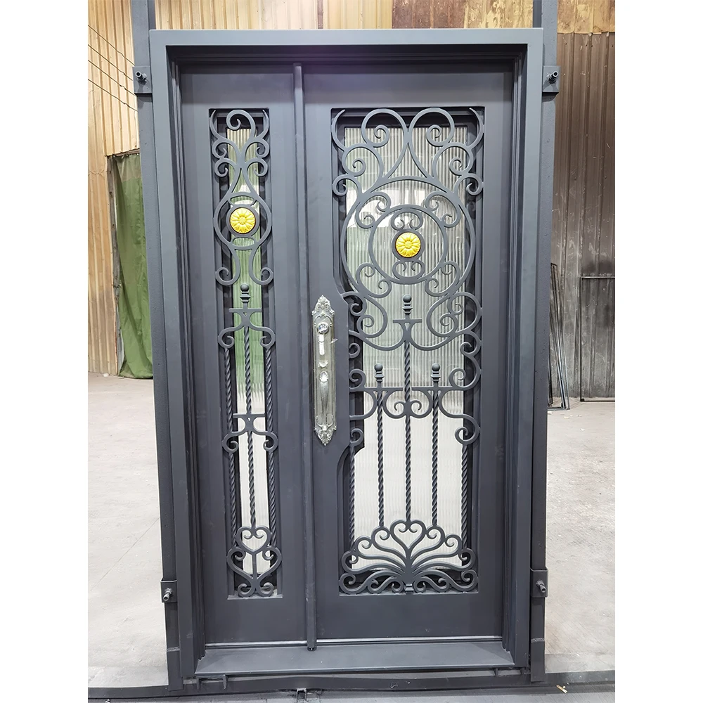 HUAART Professional Customization Top Quality Customized Size/Color Front Door Security Gate Exterior Security Steel Doors