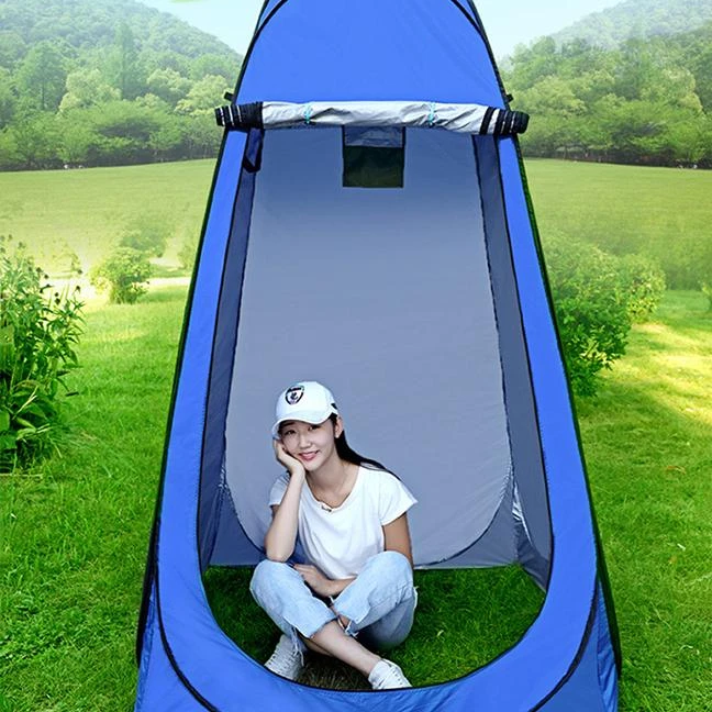 Convenient outdoor dressing room outdoor shower toilet 210T splash resistant coating whosale outside dressing tent