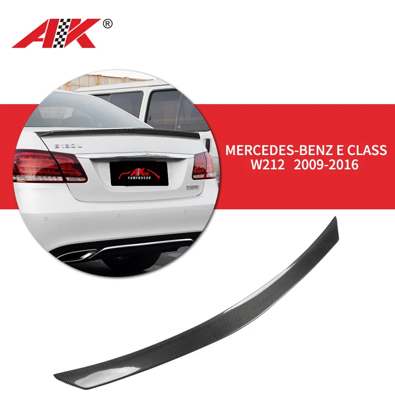 FOR 2010 2011 2012 2013 2016 mercedes benz e class w212 car accessories body kit  rear trunk spoiler diffuser bodykit