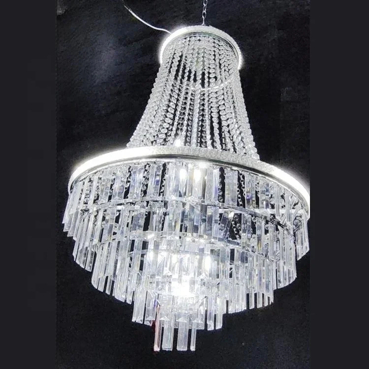 Indoor Lighting Decorative Customized Modern Luxury Hotel Villa Staircase Wedding Ceiling Led Crystal Chandelier