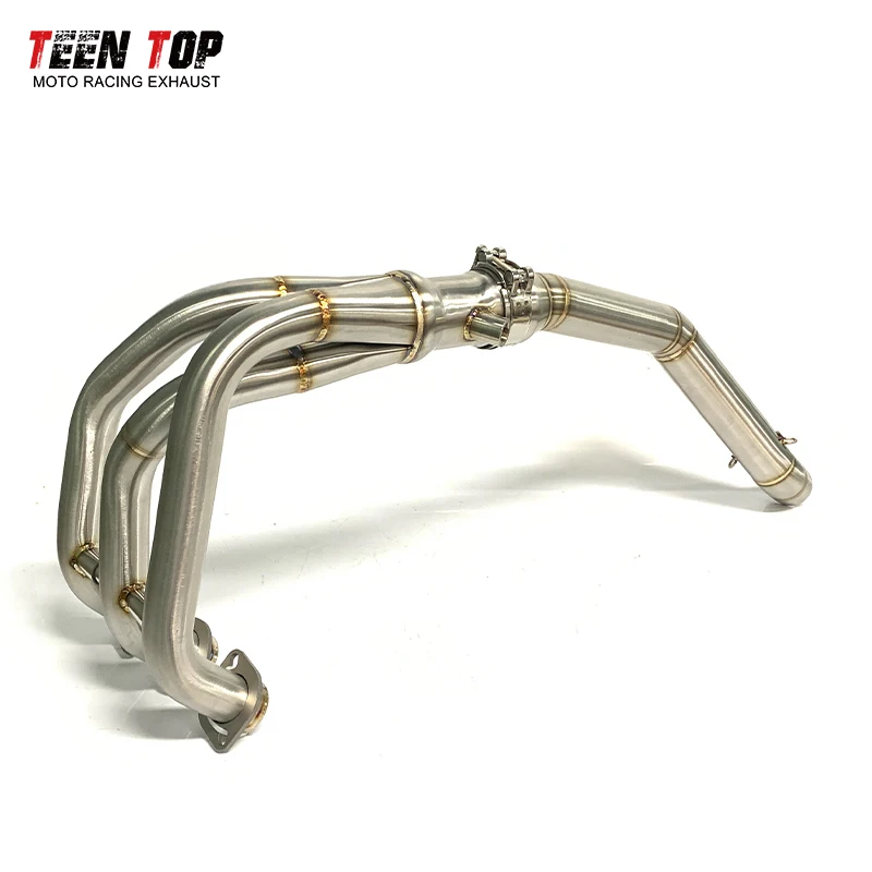Exhaust Header Downpipe 100% Tested Pipe With Resonated For MT09 2014-2020/MT09 Tracer 2015-2017/XSR900 2016-2019/