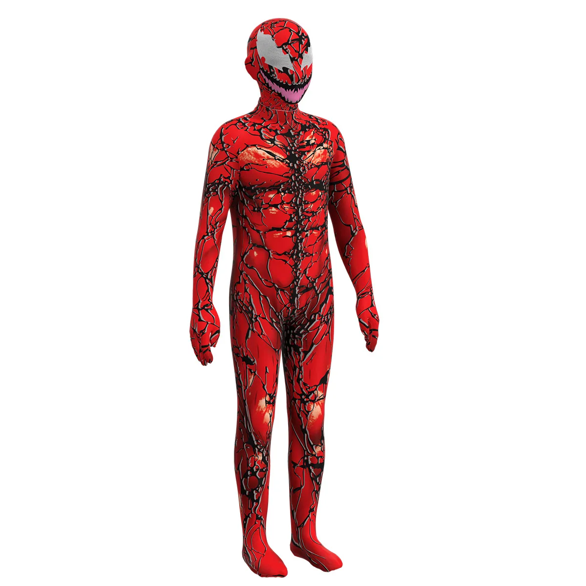 New Halloween costume cosvenom 2 Red Venom onesie tights Spider-Man costume