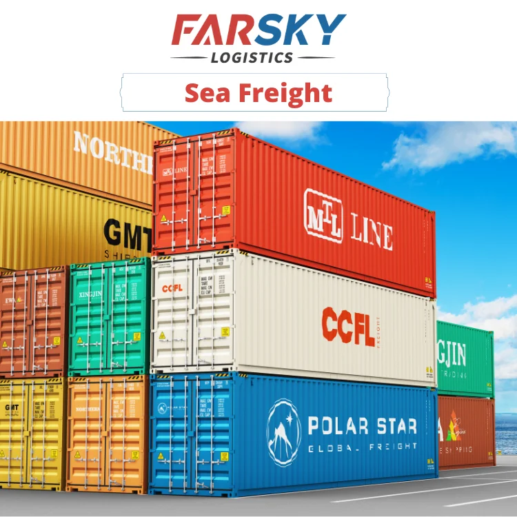Ocean Freight Forwarder LCL To US Canada Europe Sea Shipping DDP DDU